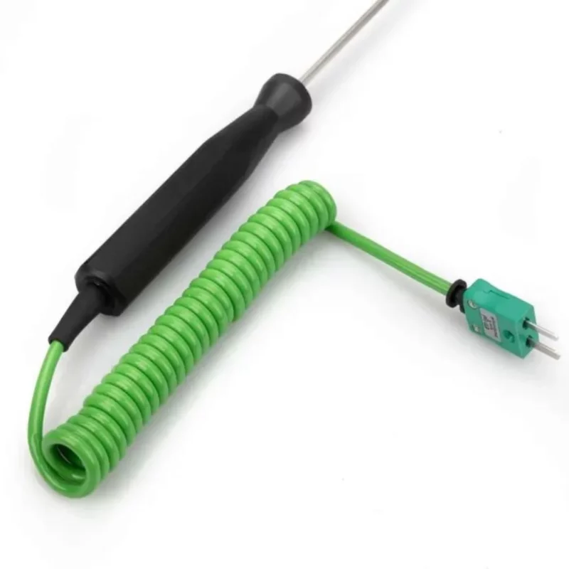 Extended penetration temperature probe cable