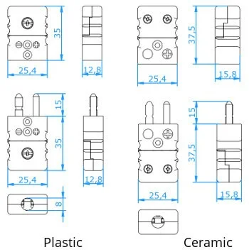 Standard connectors drawings