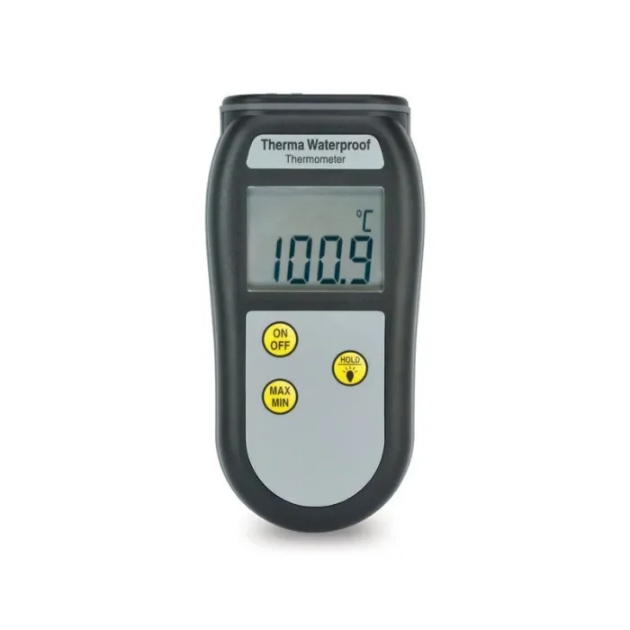 Therma waterproof type k thermometer front