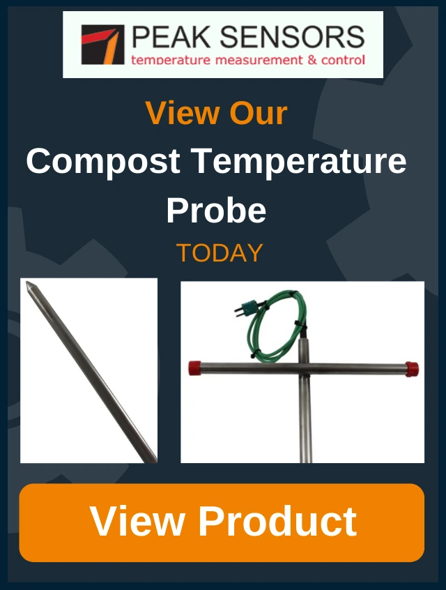 Compost temperature probe