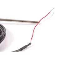 Cable resistance thermometer metal pocket