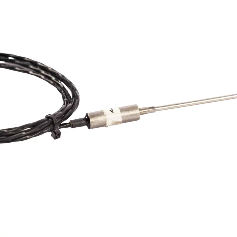 Mineral insulated thermocouple-permanantly attached cable