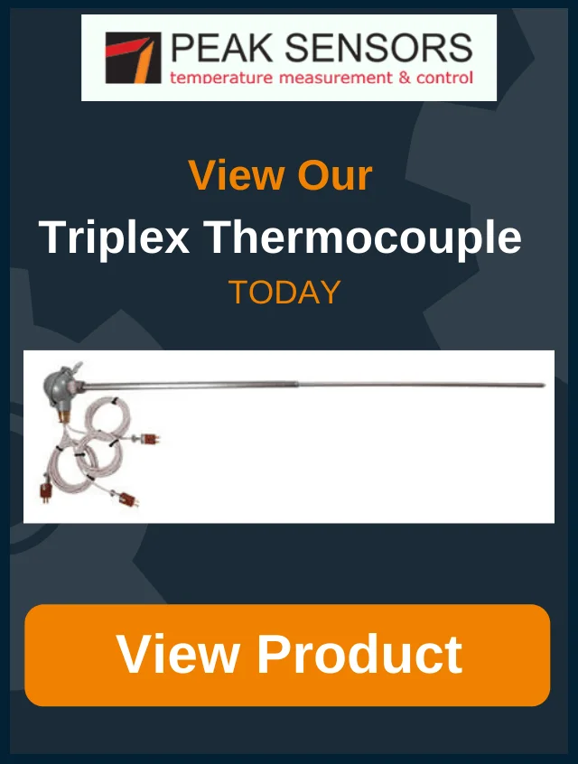 Triplex thermocouple banner