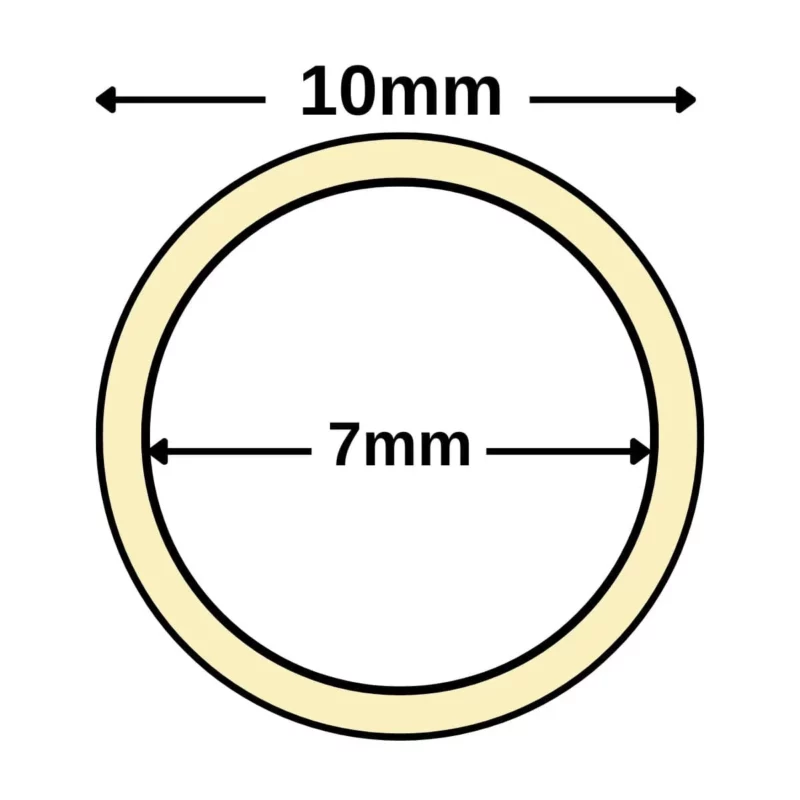 10x7mm ceramic tube