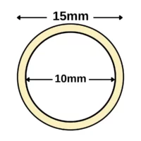 15x10mm ceramic tube