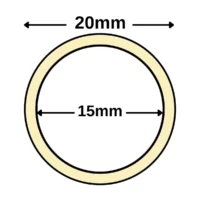 20x15mm ceramic tube