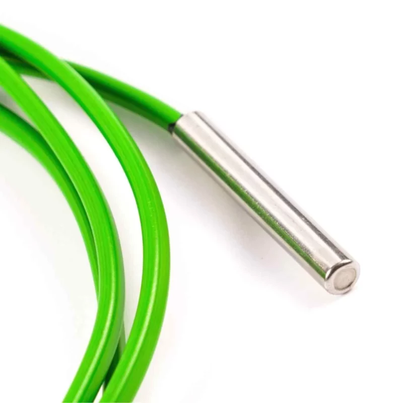 Cable thermocouple with a metal pocket
