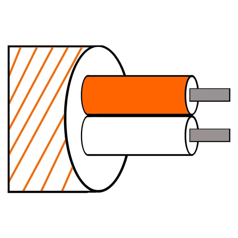 Type rs glass fibre cable orange