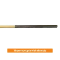 High Temperature Thermocouple Assembly With Platinum Thimble - Image 2